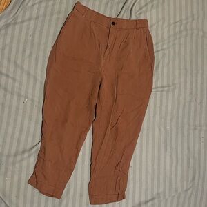 Brown Capris — Zara